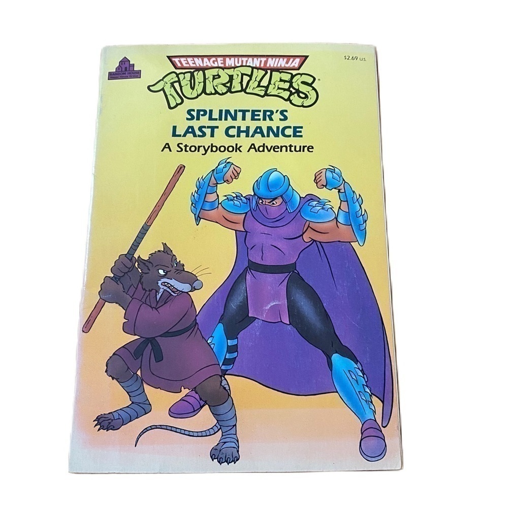 Vintage Teenage Mutant Ninja Turtles Splinter’s Last Chance Storybook Adventure